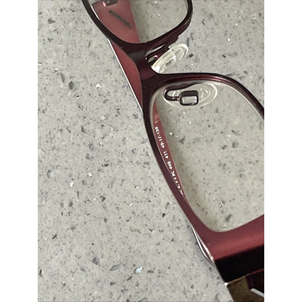 KliiK Denmark 446 411 Red EYEGLASSES GLASSES FRAMES ONLY 49-17-135 full rim